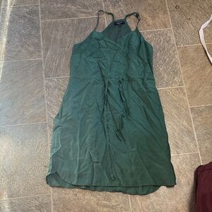 Madewell Forest Green Mini Dress